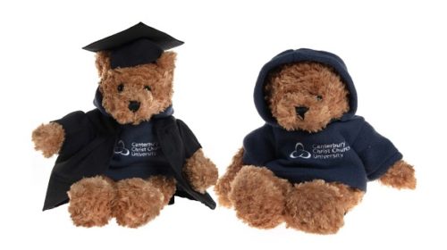 Two CCCU bears holding hands