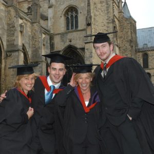 Graduates at Canterbury Cathedral