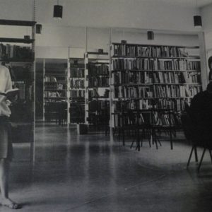 Students in the Library at Canterbury Campus.