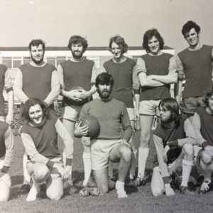 Thorne (men's halls of residence) football team.