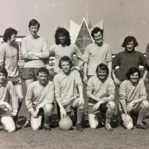 Fynden (men's hall of residence) football team.