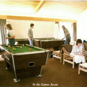 Students in the Games Room.