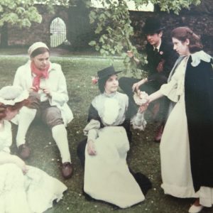 Students dressed in costume for Victorian Week in 1967.