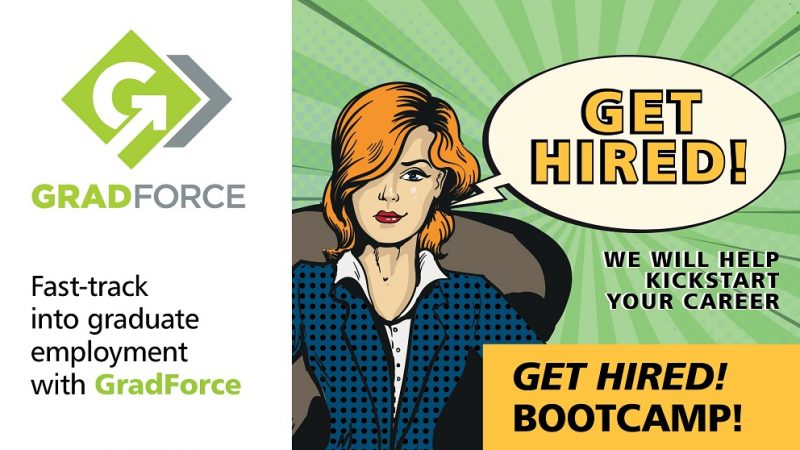 Get Hired! Bootcamp notification