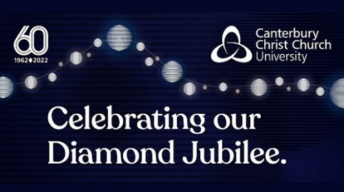Diamond Jubilee celebration banner