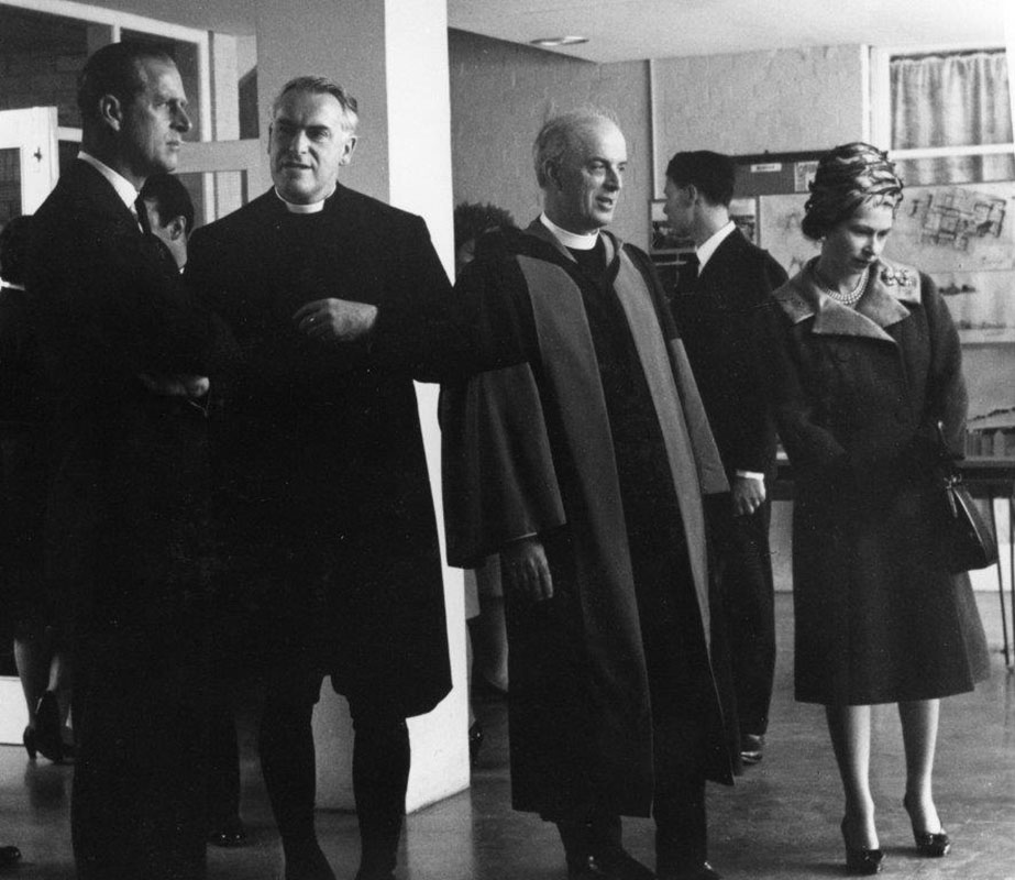 Queen Elizabeth visit Christ Church College, 1965